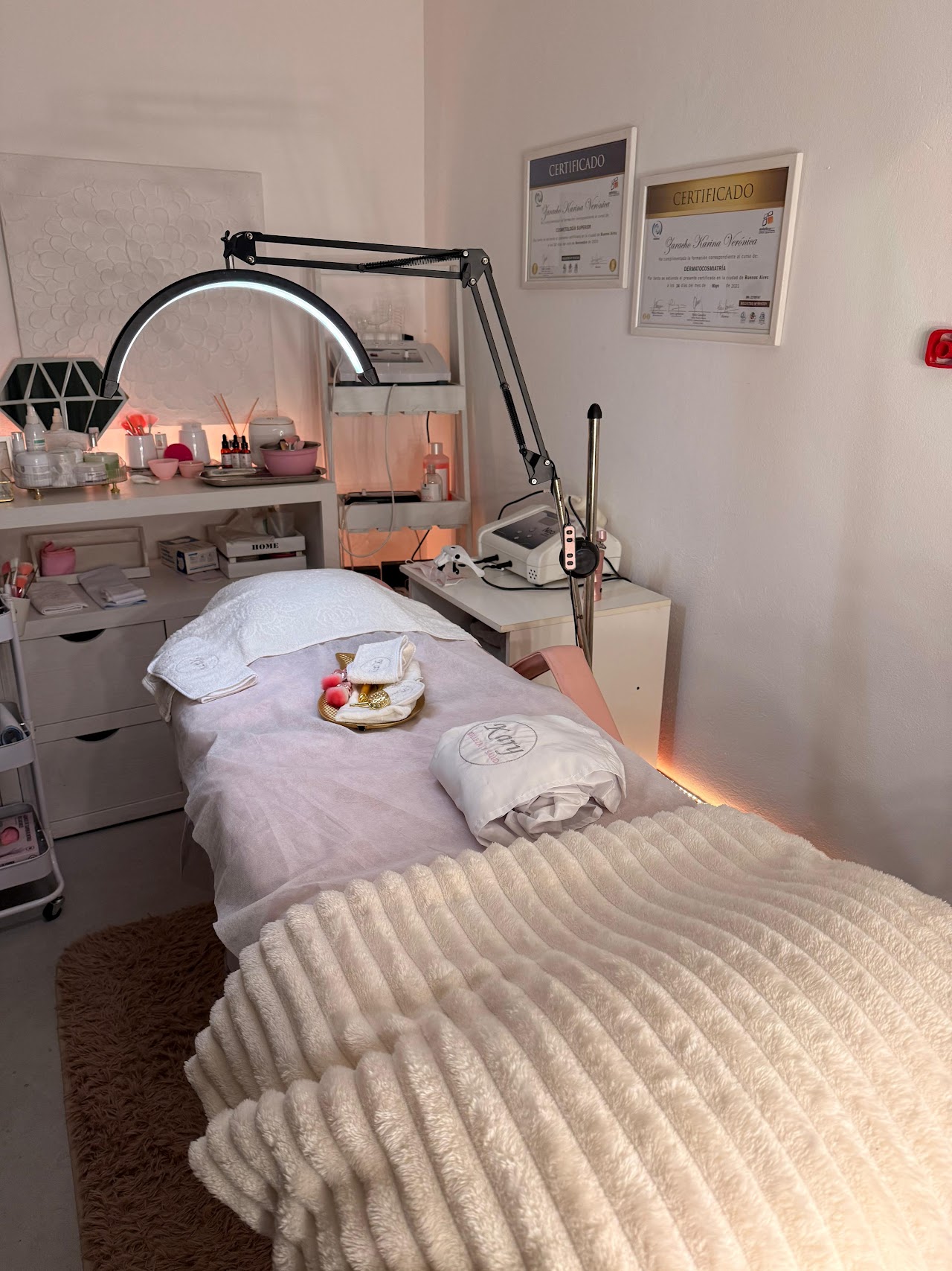 Sala de tratamientos de Kary Belleza y Salud